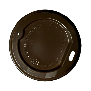 Lids - Paper Cup Dome Sip PP (90mm, Brown), 1000 Count