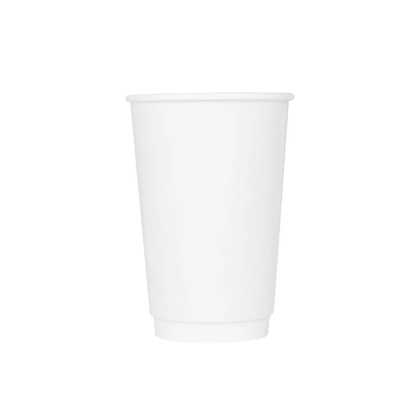 Insulated Paper Cup (16oz, Double-Wall, White) 500 Count