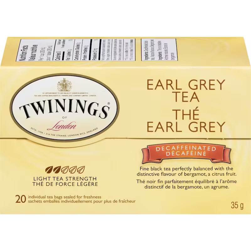 Twinings Earl Grey (Defac) Tea - 20 Bags