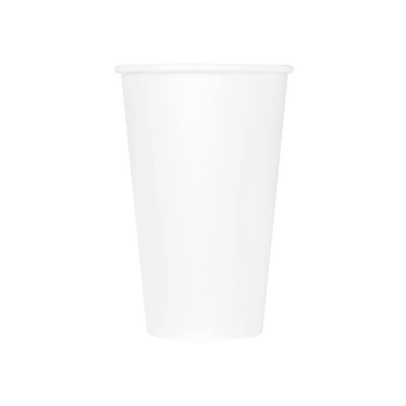 Premium Coffee Cup (16oz, Single-Wall, White) 1000 Count