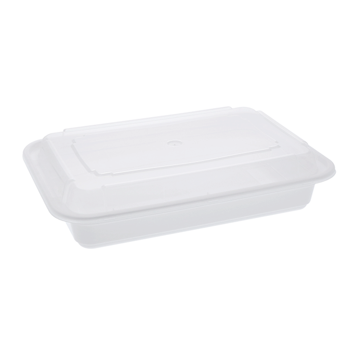 Rectangular PP Container & Lid (28oz, Premium), 150 Count