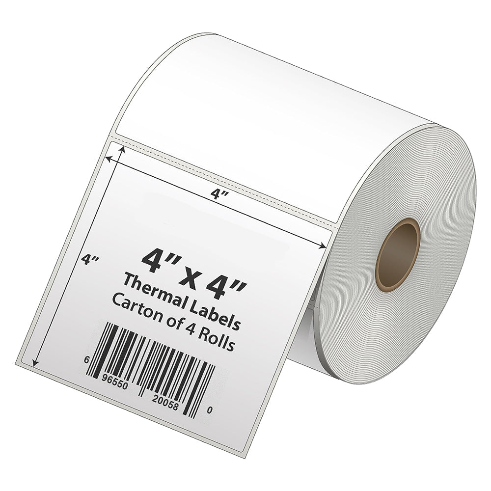 Thermal Shipping Labels (4" x 4") - 1500 Labels