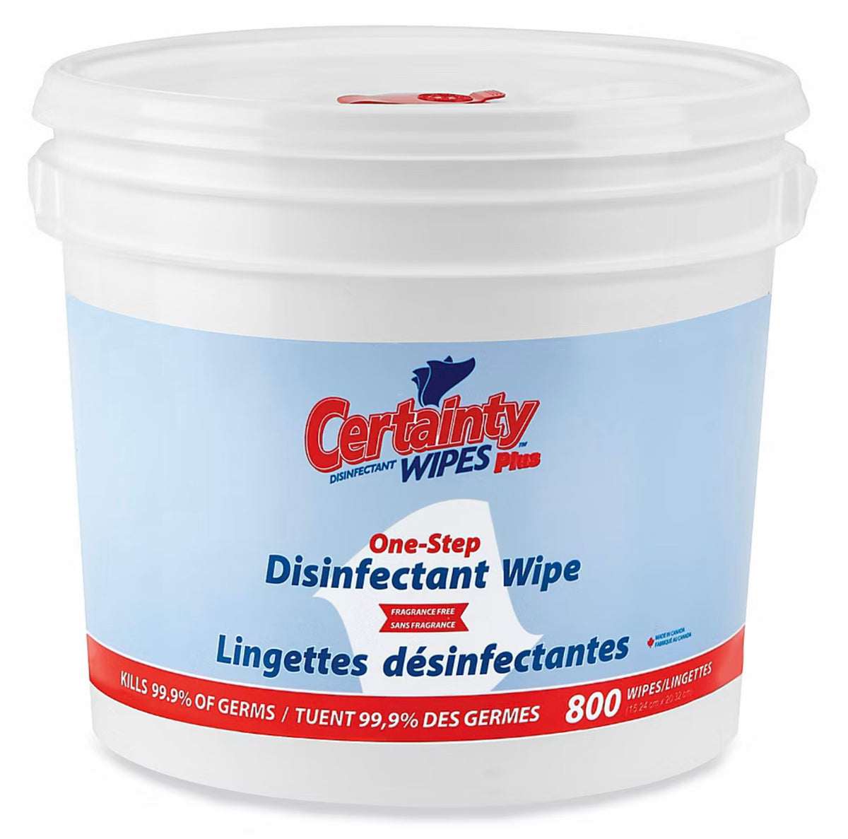 Certainty Disinfecting Wipes Jumbo Bucket - Unscented, 800 Count