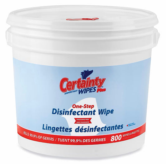 Certainty Disinfecting Wipes Jumbo Bucket - Unscented, 800 Count