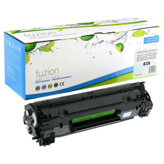 HP CF283X (83X) Compatible Toner, Black, ~2,400 Pages