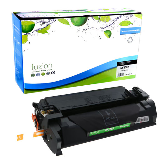 HP CF258A (58A) Compatible Toner, Black, ~3,000 Pages