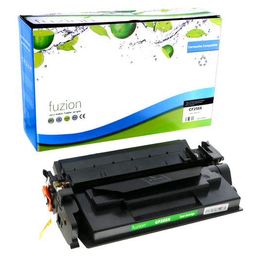 HP CF258X (58X) Compatible Toner, Black, ~10,000 Pages