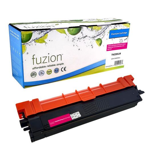 Brother TN229XLM Compatible Toner, Magenta, ~2,300 Pages