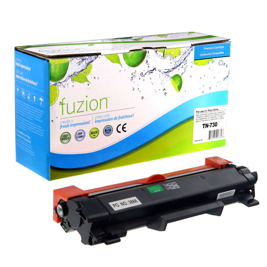 Brother TN730 Compatible Toner, Black, ~1,200 Pages