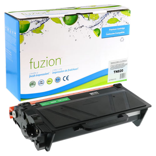 Brother TN820 Compatible Toner, Black, ~3,000 Pages