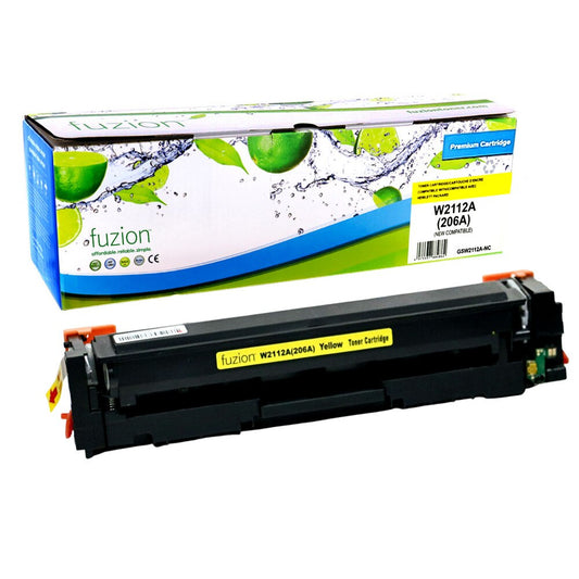HP W2112A (206A) Compatible Toner, Yellow, ~1,250 Pages