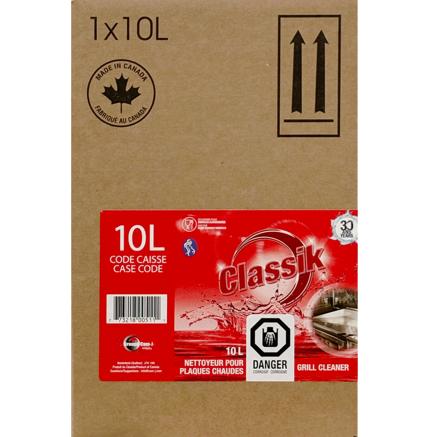 Classik Grill Cleaner (Concentrated, Odourless), 10L