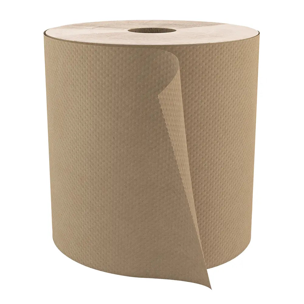Cascades H085 Roll Paper Towel (1-Ply, Natural, 800ft), 6 Rolls