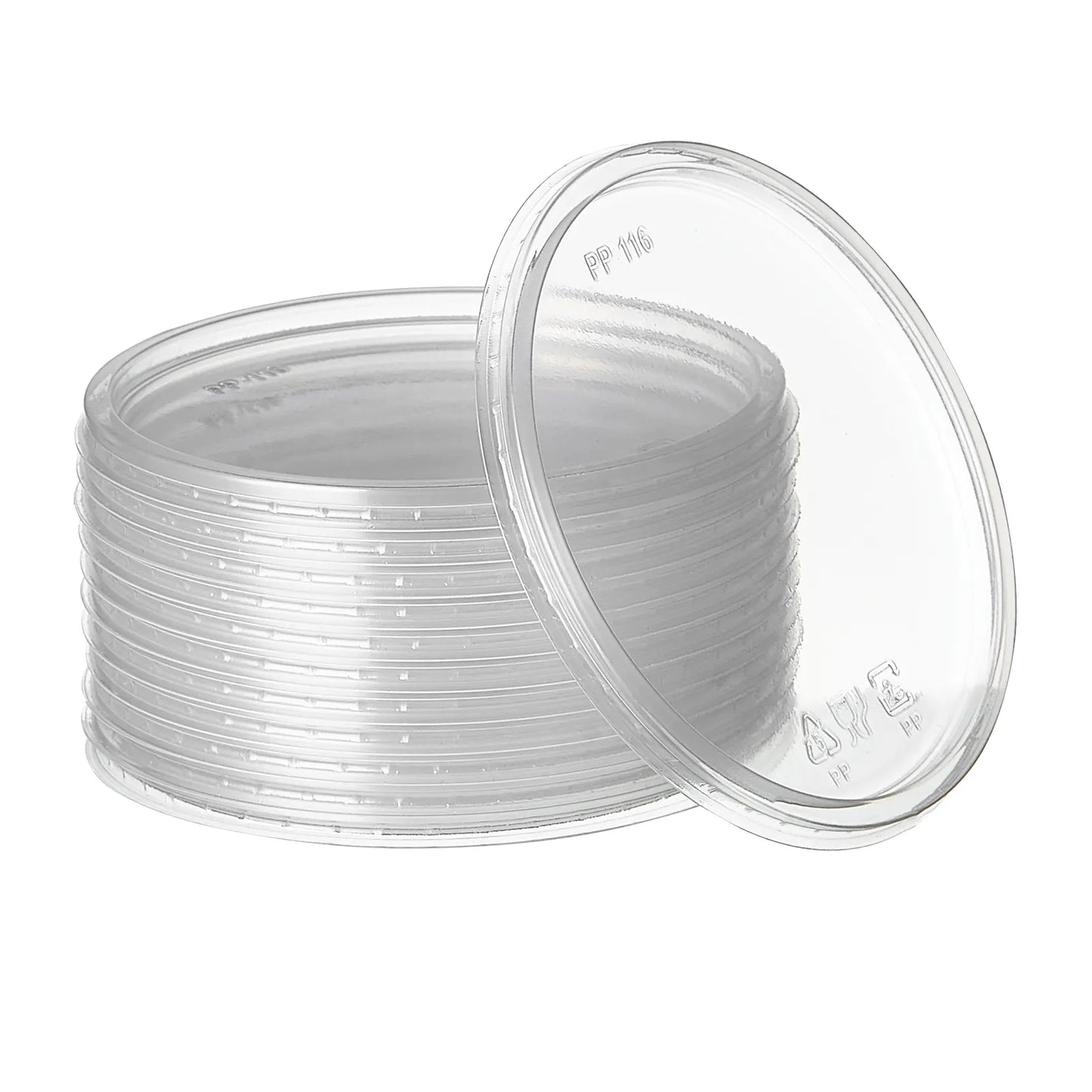 Hoffman Lid - Deli Containers (8/12/16/24/32oz, Clear), 500 Count - HTL115