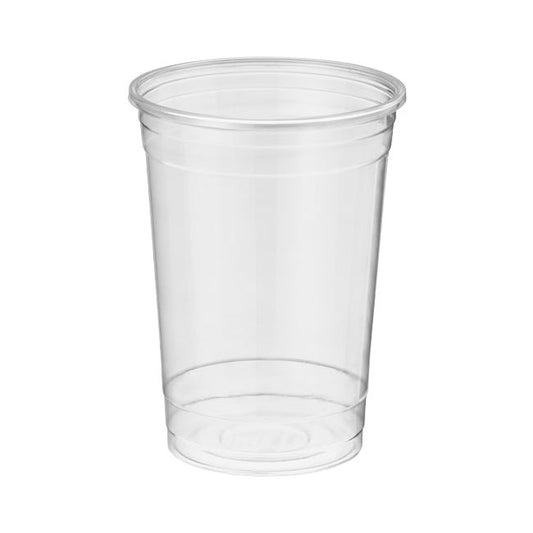 Plastic Cups Clear PET (473mL/16oz, 98mm), 1000 Count