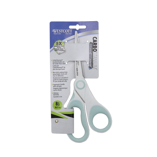 Westcott Carbo Titanium Non-Stick Scissors, 1 Count
