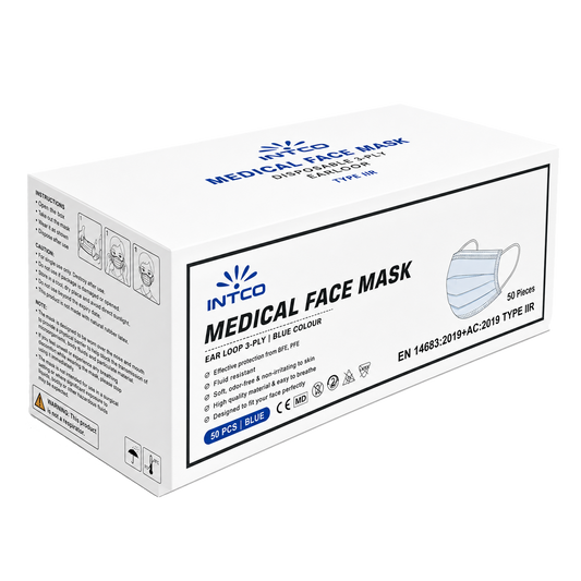 Medical Face Mask, 50 Masks/Box, 1 Count