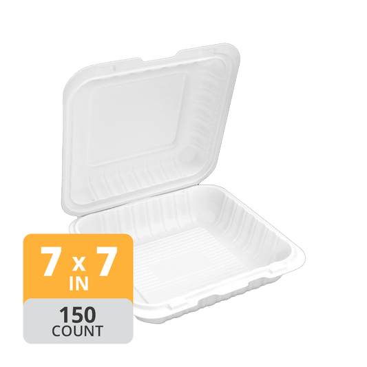 Aybak-71 Hinged PP 1-CompTake-Out (7 x 8 x 2.8in), 150 Count