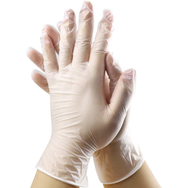 TouchFlex Vinyl General Purpose Gloves (Clear, Powder-Free), 100 Count