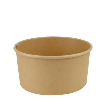 Paper Bowl Round Kraft (1000mL/32oz), 300 Count