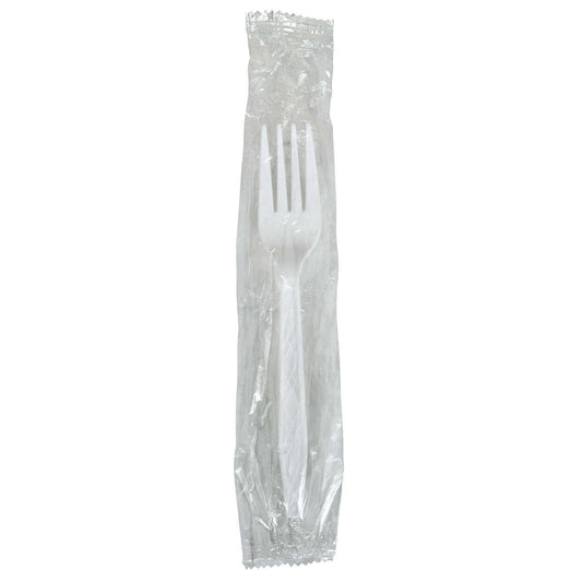 Plastic Fork (Wrapped, Heavy), 1000 Count