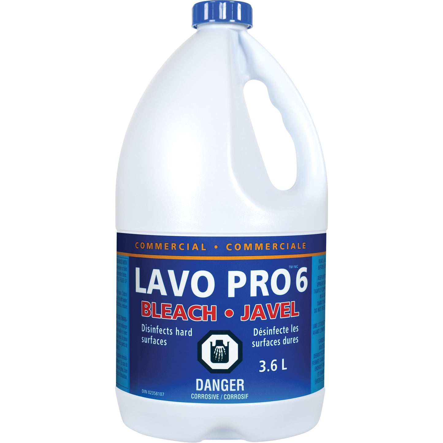 Lavo 6 Bleach (6% sodium hypochlorite), 3.6L