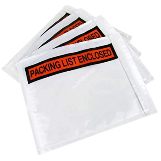 Printed Self Stick Packing List Envelopes (4.5" x 5.5") - 1000 Count