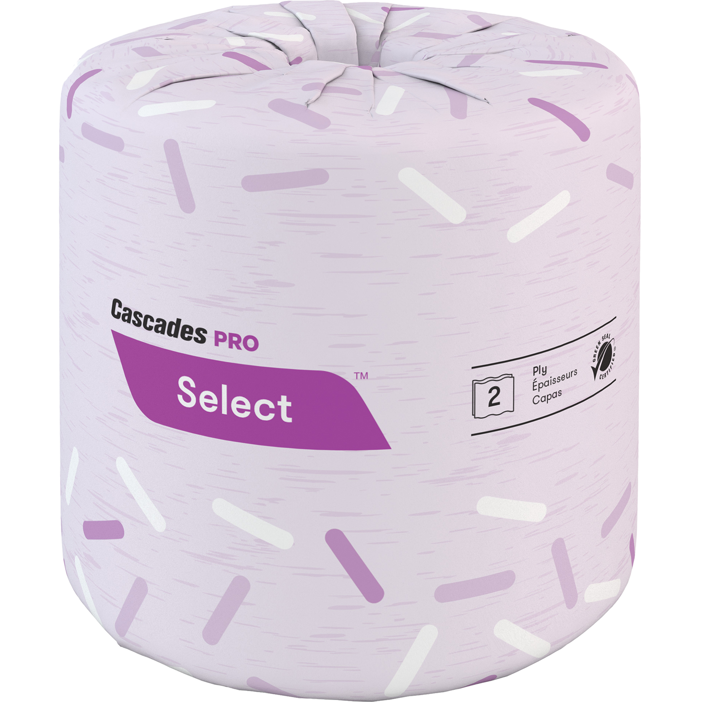 Cascades B031 Standard Bath Tissue (2-Ply, 4in x 3.25in, 420 Sheets), 48 Rolls