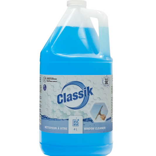Classik Window & Glass Cleaner (Alcohol Scent, Streak Free), 4L