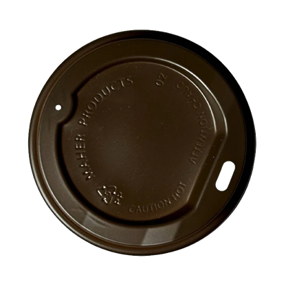 Lids - Paper Cup Dome Sip PP (90mm, Brown), 1000 Count