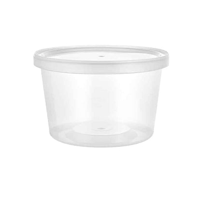 Deli PP Container & Lid (16oz, Heavy), 240 Count