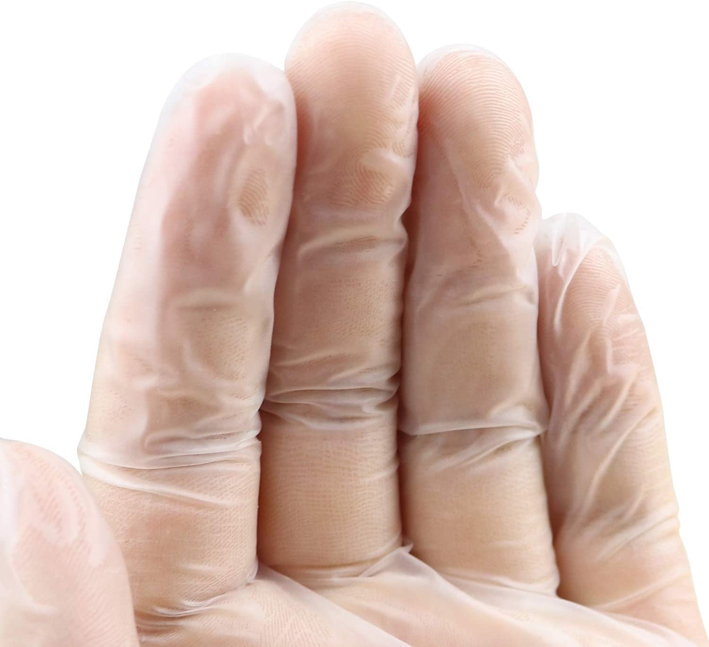TouchFlex Vinyl General Purpose Gloves (Clear, Powder-Free), 100 Count