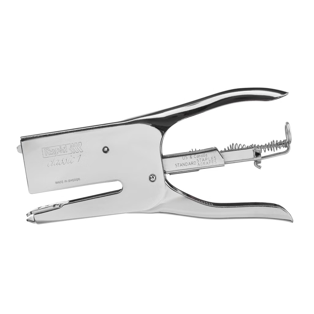 Rapid Classic Plier-Type A-1 Stapler (50-Sheet Capacity, Chrome), 1 Count