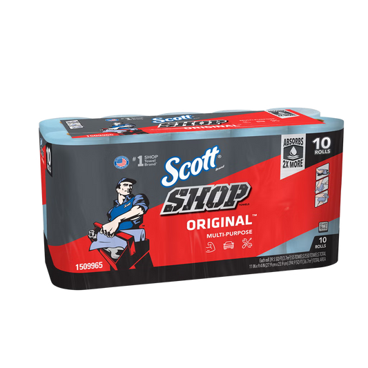 Scott Original Shop Towels, 55 Sheets, 10 Rolls
