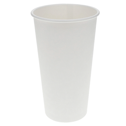 Premium Coffee Cup (20oz, Single-Wall, White) 500 Count