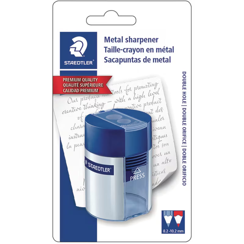 Staedtler 2 Hole Tub Sharpener, 1 Count