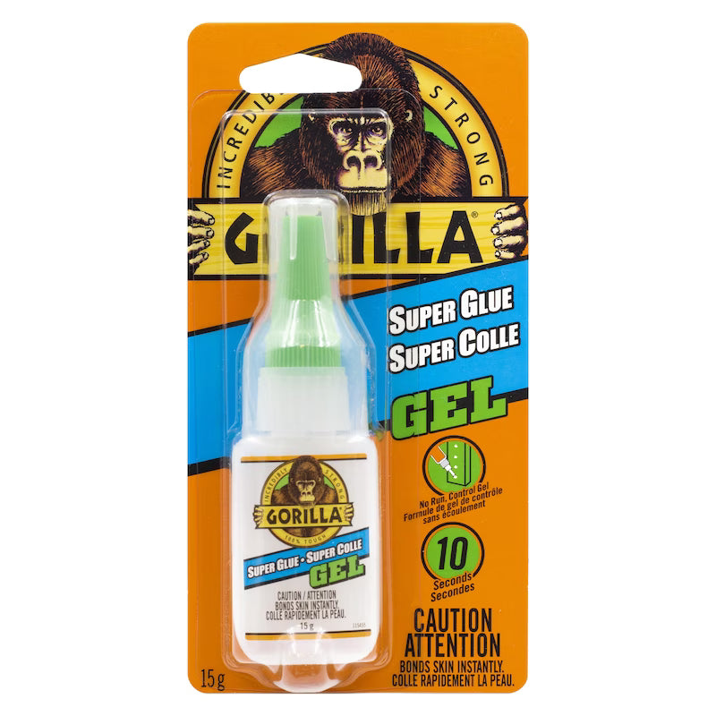 Gorilla Super Glue Gel, 15g, 1 Count