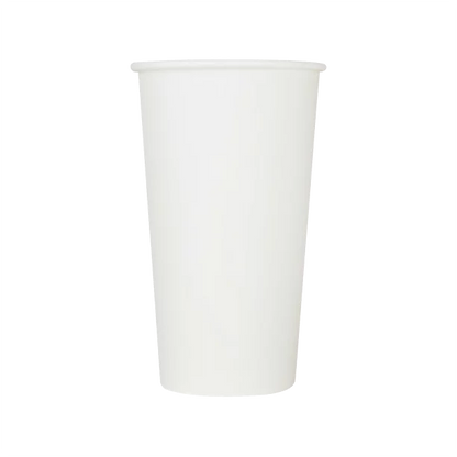 Premium Coffee Cup (20oz, Single-Wall, White) 500 Count