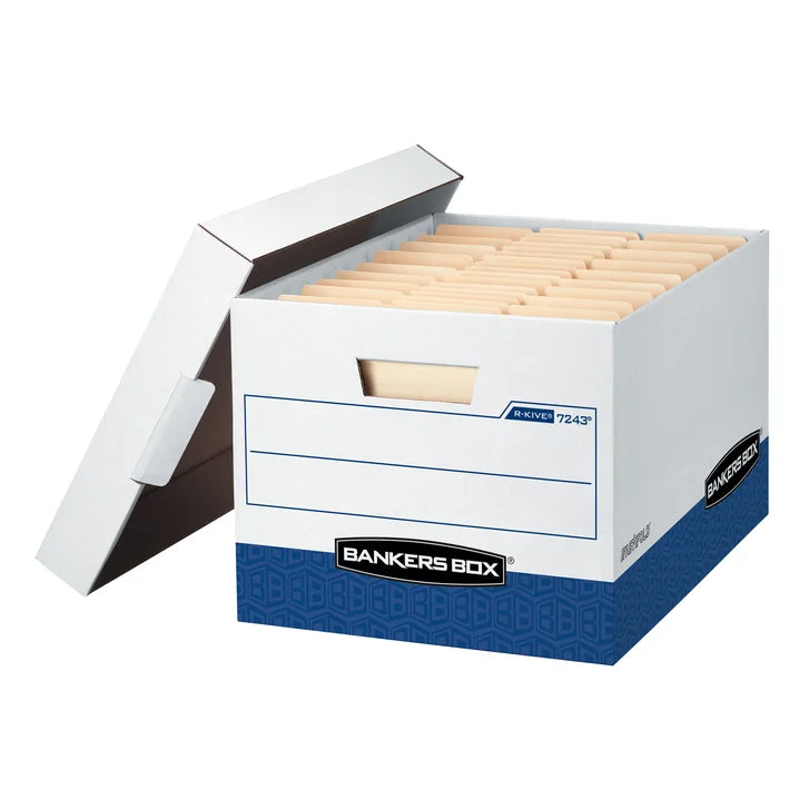 Fellowes Heavy-duty Letter-Legal Bankers Boxes - 10 Count