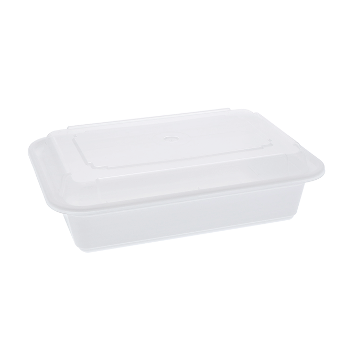 Rectangular PP Container & Lid (38oz, Premium), 150 Count