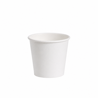 Disposable Paper Cup (4oz, White) 1000 Count