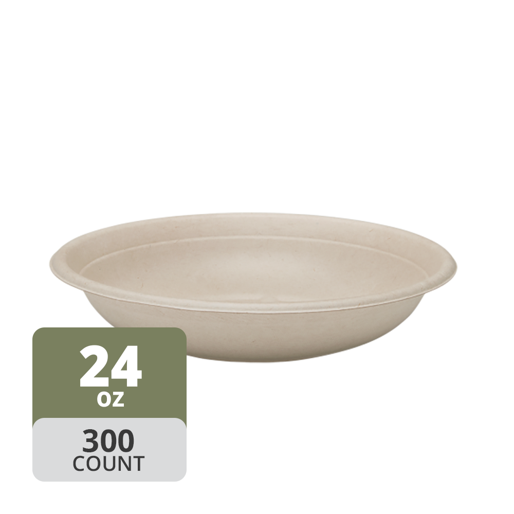 Fiber Round Bowl (700mL/24oz), 300 Count
