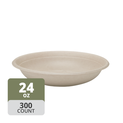 Fiber Round Bowl (700mL/24oz), 300 Count