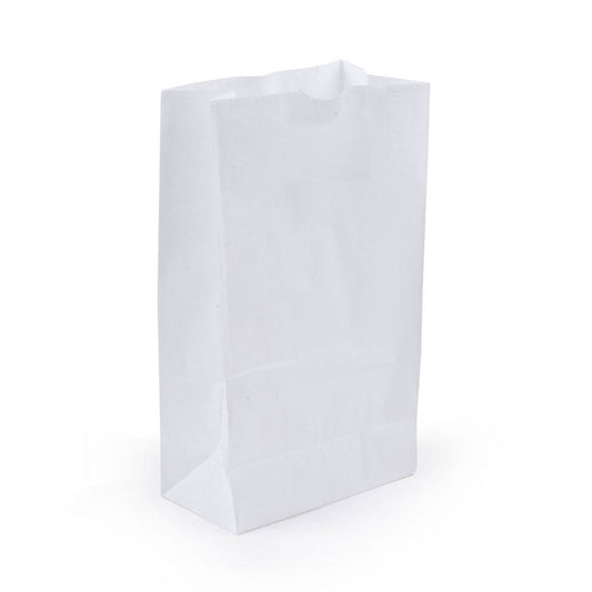 Kraft Paper Bags Bleached #5 - 500 Bundle