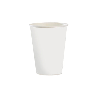 Premium Coffee Cup (8oz Squat, Single-Wall, White), 1000 Count