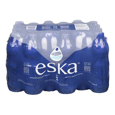 ESKA Natural Spring Water, 500mL - 24 Count