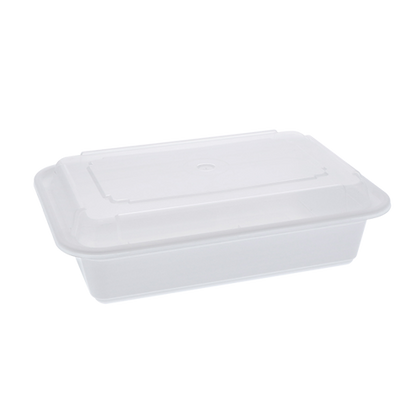 Rectangular PP Container & Lid (58oz, Premium), 150 Count
