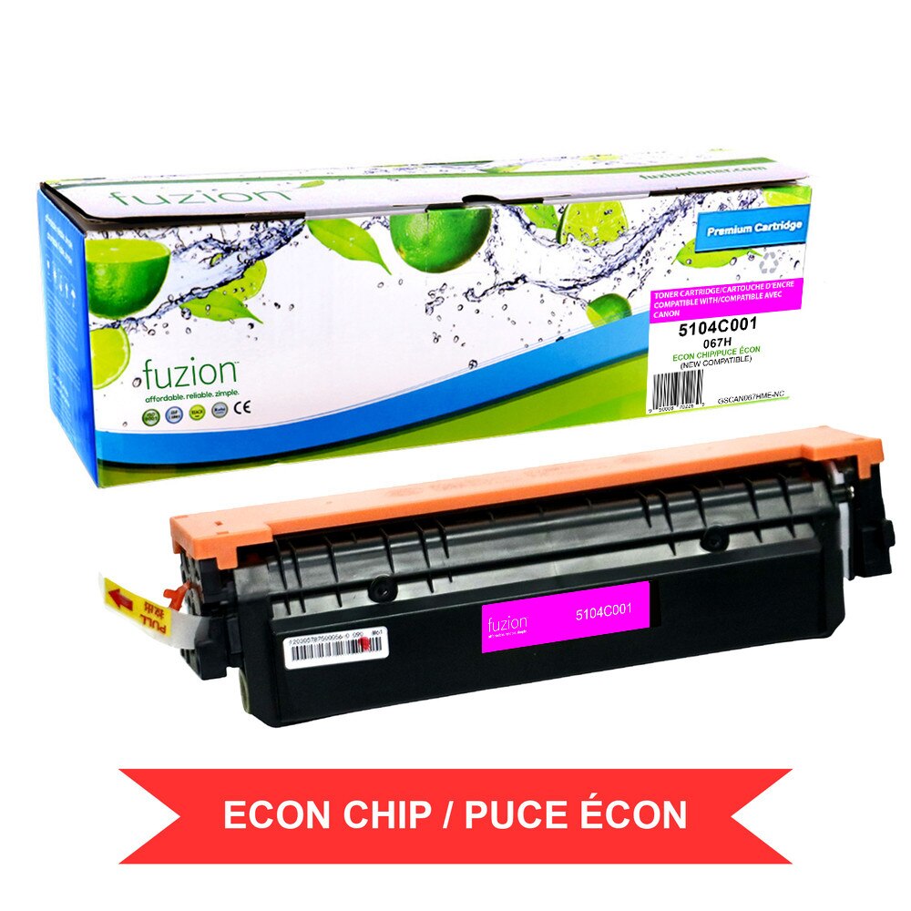Canon 5104C001 (067H) Compatible Toner, Magenta, ~2,350 Pages