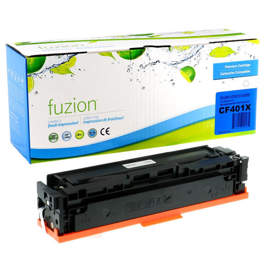 HP CF401X (201X) Compatible Toner, Cyan, ~2,300 Pages
