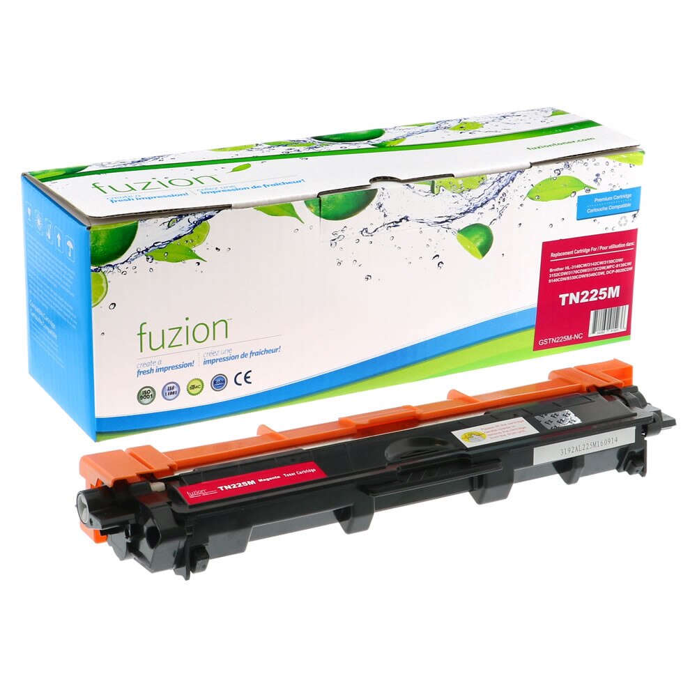 Brother TN225M Compatible Toner, Magenta, ~2,200 Pages